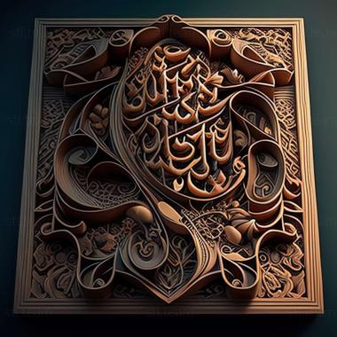 3D model Har Gobind of the Quran (STL)